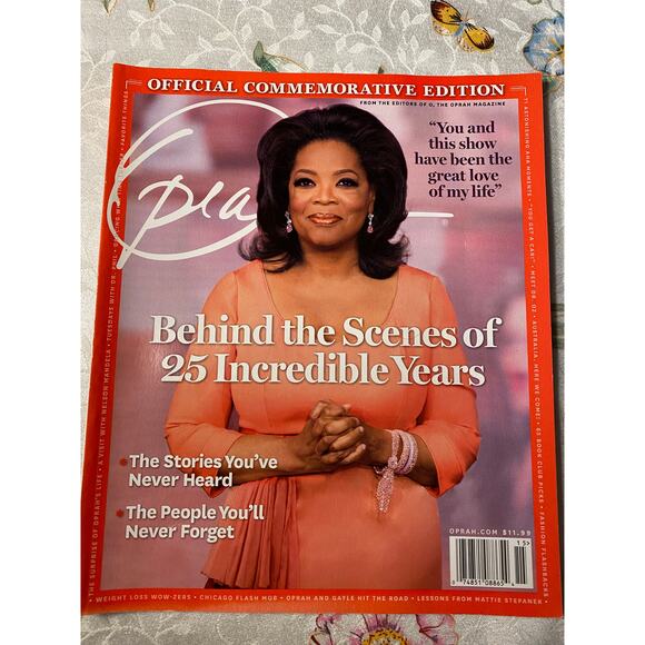 Oprah Winfrey Show 25 Years Commemorative Edition Magazine Format Booklet EUC - Picture 1 of 16
